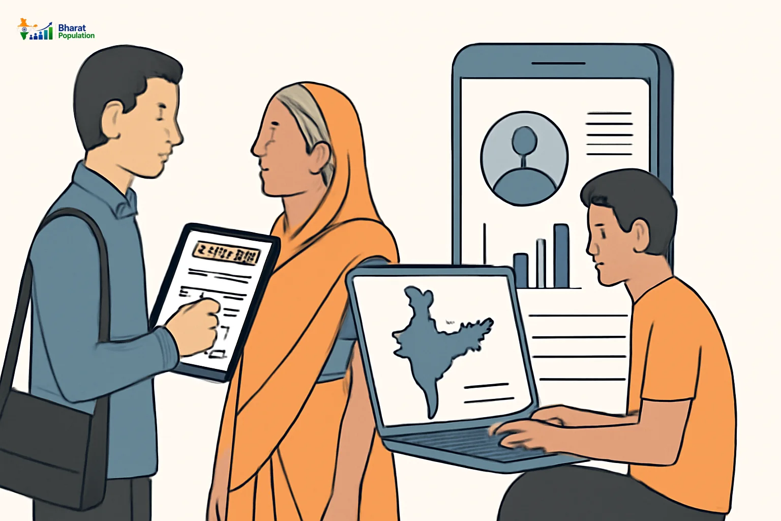 Census data collection in India